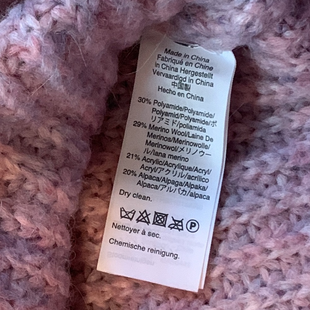 J.Crew alpaca blend turtleneck sweater with shoulder buttons - Picture 7 of 8